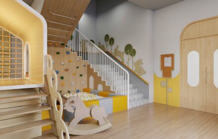 thiết kế trường mầm non Montessori